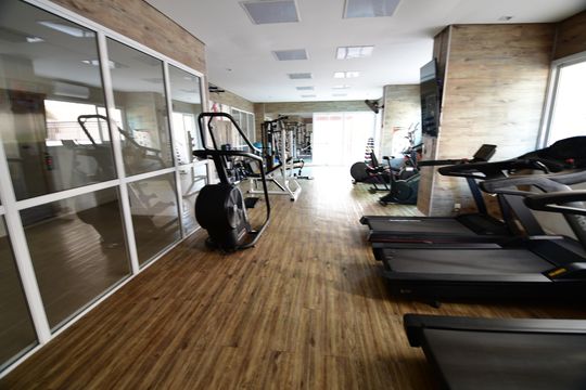 Área comum - Academia de apartamento para alugar com 1 quarto, 45m² em Cambuí, Campinas