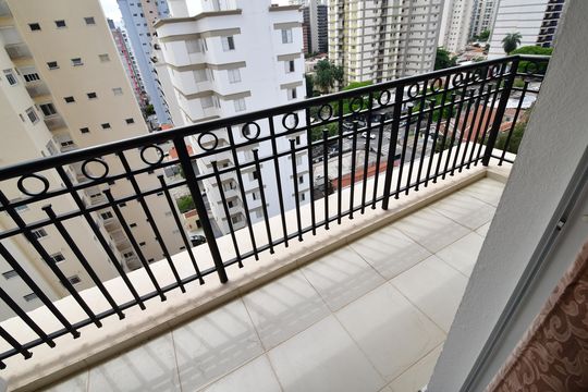 Sala - Sacada de apartamento para alugar com 1 quarto, 45m² em Cambuí, Campinas