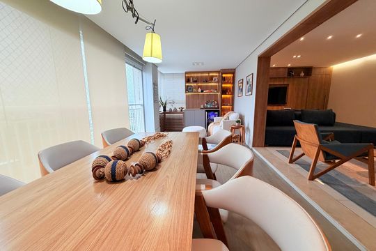 Varanda de apartamento à venda com 3 quartos, 130m² em Jardim Dom Bosco, São Paulo