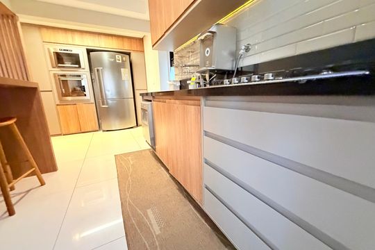 Cozinha de apartamento à venda com 3 quartos, 130m² em Jardim Dom Bosco, São Paulo