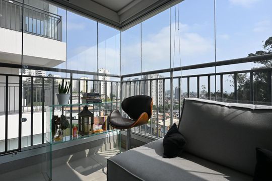 Varanda de apartamento para alugar com 3 quartos, 87m² em Vila Morumbi, São Paulo