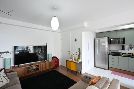 Sala de apartamento para alugar com 3 quartos, 87m² em Vila Morumbi, São Paulo