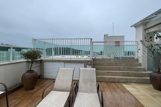 Área comum - Piscina de apartamento para alugar com 3 quartos, 98m² em Pedra Branca, Palhoça
