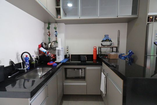 Cozinha de apartamento à venda com 1 quarto, 71m² em Vila Castelo, São Paulo