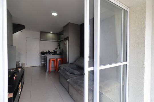 Varanda de apartamento à venda com 1 quarto, 71m² em Vila Castelo, São Paulo
