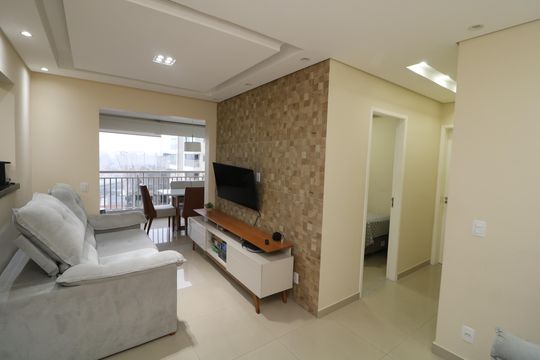 Sala de apartamento para alugar com 2 quartos, 72m² em Vila Ema, São Paulo