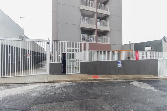 Fachada do Prédio de apartamento para alugar com 1 quarto, 32m² em Jardim Pedro José Nunes, São Paulo