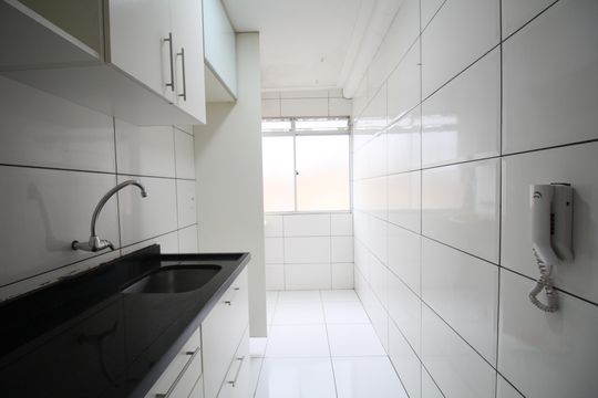 Cozinha de apartamento para alugar com 2 quartos, 42m² em Super Quadra Morumbi, São Paulo