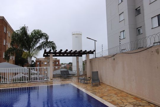 Área comum - Piscina de apartamento para alugar com 2 quartos, 47m² em Vila Fiori, Sorocaba