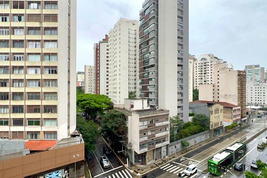 Vista da Varanda de apartamento para alugar com 1 quarto, 25m² em Vila Nova Conceição, São Paulo