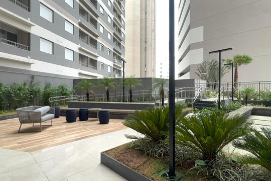 Área comum de apartamento para alugar com 1 quarto, 25m² em Vila Nova Conceição, São Paulo