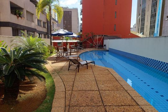 Área comum - Piscina de kitnet/studio à venda com 1 quarto, 30m² em Funcionários, Belo Horizonte