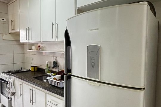 Cozinha de apartamento para alugar com 3 quartos, 75m² em Vila Apiai, Santo André