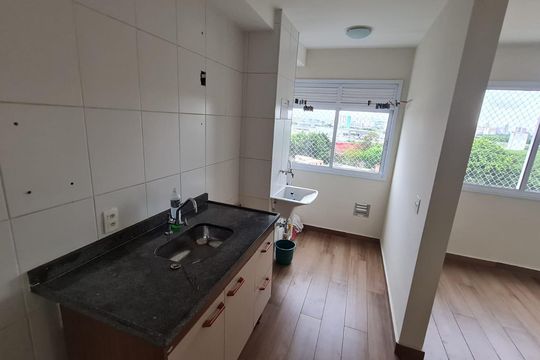 Cozinha de apartamento para alugar com 1 quarto, 31m² em Água Branca, São Paulo
