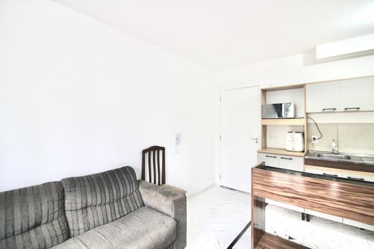 Sala de apartamento à venda com 1 quarto, 27m² em Jardim Matarazzo, São Paulo