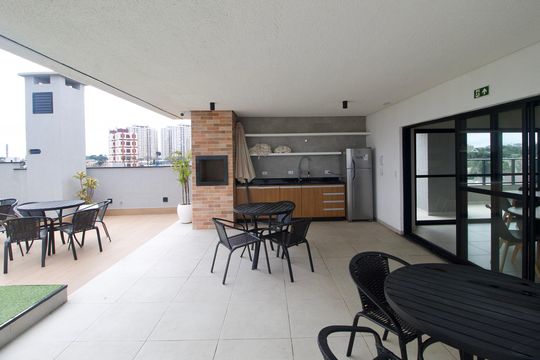 Área comum - Churrasqueira de apartamento à venda com 2 quartos, 47m² em Capão Raso, Curitiba