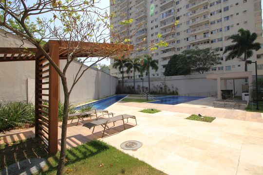 Área comum - Piscina de kitnet/studio para alugar com 1 quarto, 32m² em Jacarepaguá, Rio de Janeiro