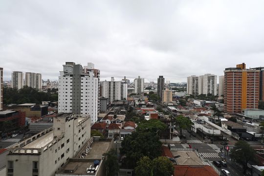 Vista da sacada de apartamento para alugar com 3 quartos, 200m² em Jardim, Santo André