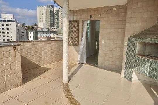 Área da Cobertura  de apartamento para alugar com 4 quartos, 170m² em Palmares, Belo Horizonte