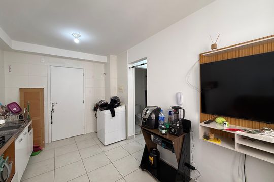Sala e cozinha de apartamento à venda com 2 quartos, 35m² em Pirituba, São Paulo