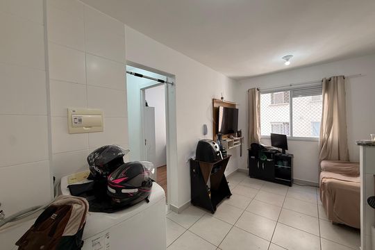 Sala e cozinha de apartamento à venda com 2 quartos, 35m² em Pirituba, São Paulo