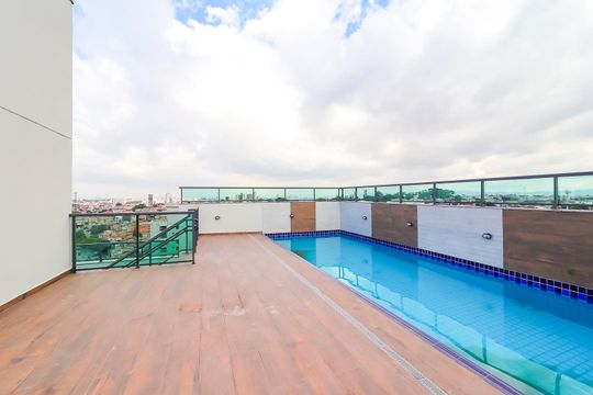 Área comum - Piscina de apartamento para alugar com 2 quartos, 56m² em Cidade Antônio Estêvão de Carvalho, São Paulo