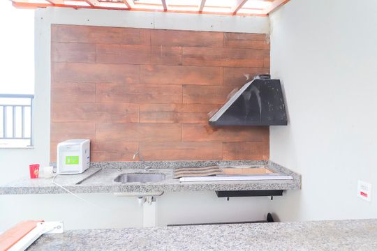 Área comum - Churrasqueira de apartamento para alugar com 2 quartos, 56m² em Cidade Antônio Estêvão de Carvalho, São Paulo