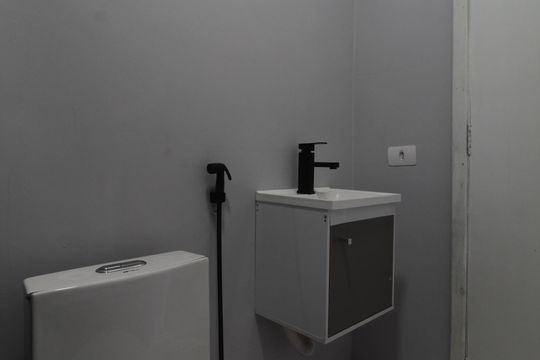 Banheiro da Área Gourmet de casa para alugar com 6 quartos, 360m² em Santa Branca, Belo Horizonte