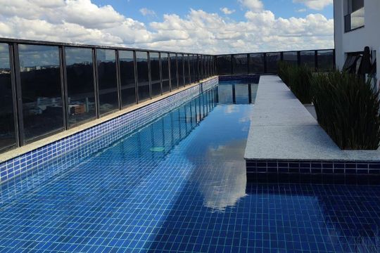 Área comum - Piscina de apartamento para alugar com 1 quarto, 38m² em Tamboré, Barueri