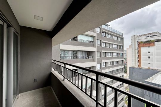 Sacada de kitnet/studio à venda com 1 quarto, 23m² em Santo Amaro, São Paulo