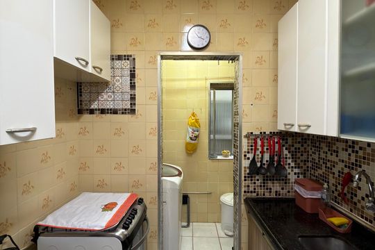 Cozinha de apartamento à venda com 2 quartos, 60m² em Suiço, São Bernardo do Campo