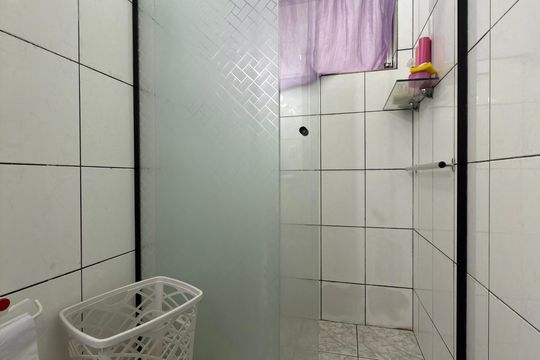Banheiro Social de apartamento à venda com 2 quartos, 60m² em Suiço, São Bernardo do Campo