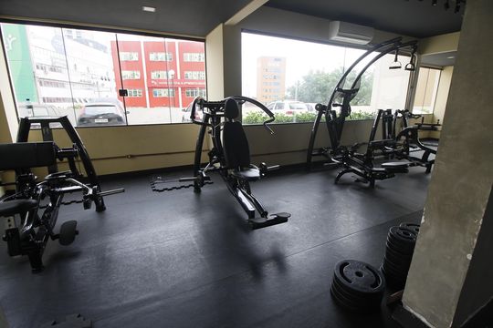 Área comum - Academia de apartamento para alugar com 3 quartos, 70m² em Chácara Agrindus, Taboão da Serra