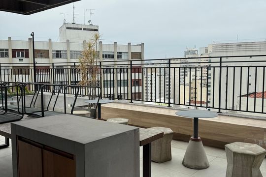 Área comum de kitnet/studio à venda com 1 quarto, 26m² em Vila Buarque, São Paulo