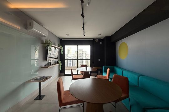 Área comum de kitnet/studio à venda com 1 quarto, 26m² em Vila Buarque, São Paulo
