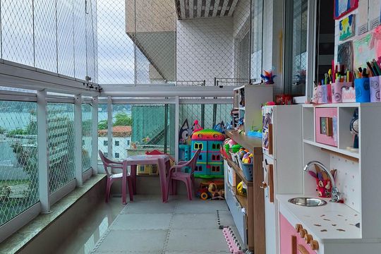 Varanda da Sala de apartamento à venda com 2 quartos, 75m² em Charitas, Niterói
