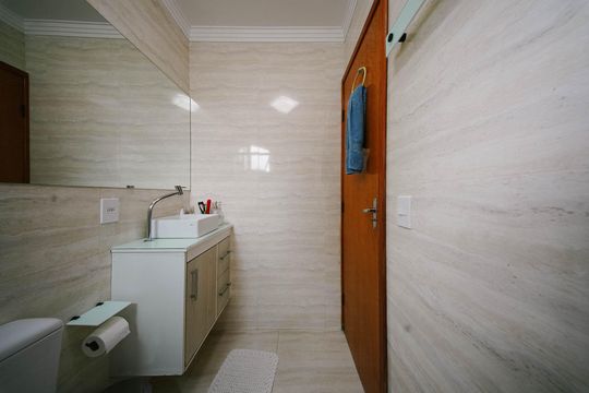 Banheiro de apartamento à venda com 2 quartos, 44m² em Vila Matilde, São Paulo