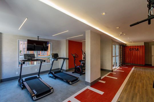 Área comum - Academia de apartamento para alugar com 1 quarto, 28m² em Pompeia, São Paulo
