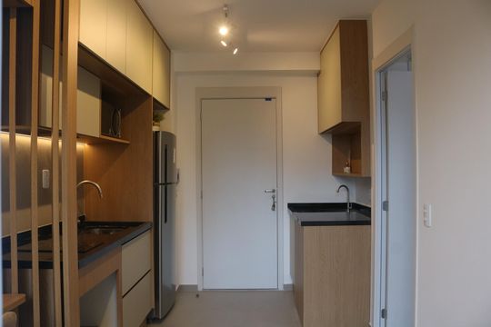 Sala de apartamento para alugar com 1 quarto, 28m² em Pompeia, São Paulo
