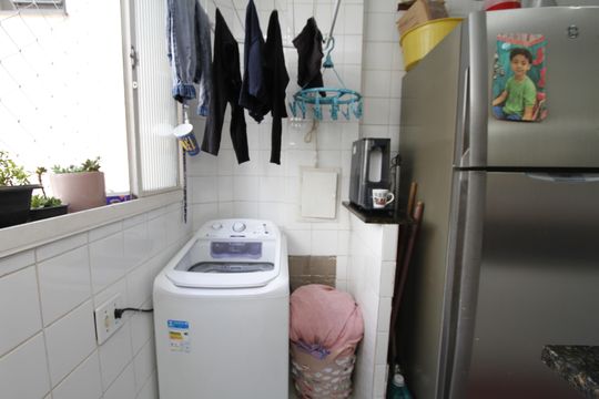 Área de Serviço de apartamento à venda com 2 quartos, 50m² em Jardim Montanhês, Belo Horizonte