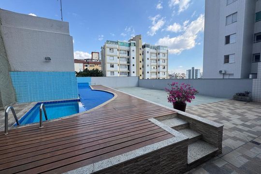 Área comum - Piscina de apartamento à venda com 3 quartos, 90m² em Alto Barroca, Belo Horizonte