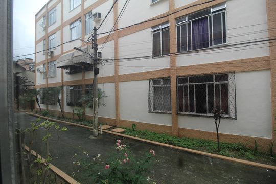 Sala - Vista de apartamento à venda com 2 quartos, 50m² em Freguesia (jacarepaguá), Rio de Janeiro
