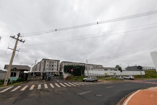 FACHADA DO CONDOMÍNIO de apartamento para alugar com 2 quartos, 40m² em Parque Orestes Ongaro, Sumaré