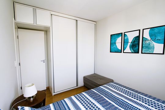 Quarto 1 de apartamento para alugar com 2 quartos, 72m² em Buritis, Belo Horizonte