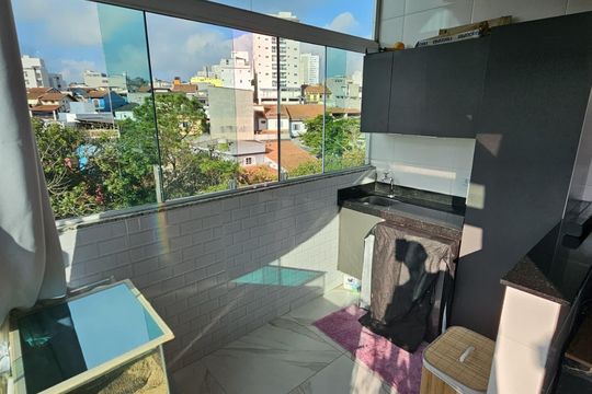Área de serviço de apartamento para alugar com 3 quartos, 124m² em Parque Sao Vicente, Mauá