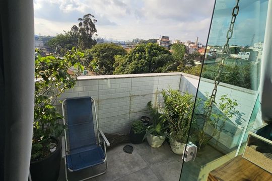 Varanda de apartamento para alugar com 3 quartos, 124m² em Parque Sao Vicente, Mauá