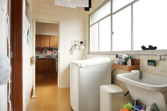 Área de Serviço de apartamento à venda com 3 quartos, 120m² em Santo Antônio, Belo Horizonte