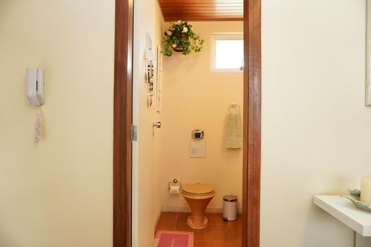 Banheiro Social 2 de apartamento à venda com 3 quartos, 120m² em Santo Antônio, Belo Horizonte