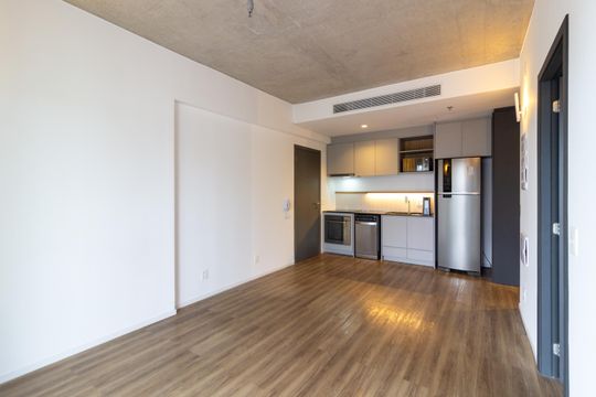 Sala/Cozinha de apartamento para alugar com 1 quarto, 55m² em Pinheiros, São Paulo