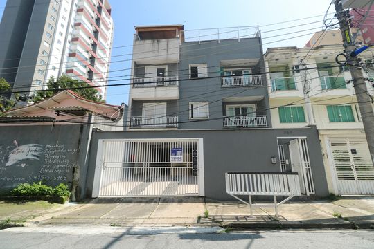 Fachada de apartamento à venda com 3 quartos, 150m² em Vila Valparaíso, Santo André
